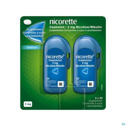 Nicorette Freshmint 2Mg Comp A Sucer S/Sucre 80 Nf