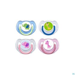 Philips Avent Sucette Elephant Giraffe 6M+ 2
