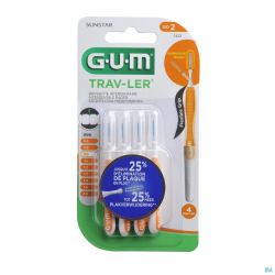 Gum Proxabrush Travel Cyl. Ufine 4 1412