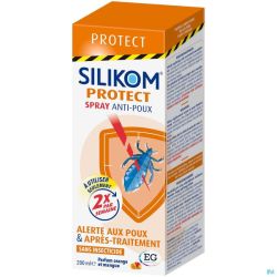 Silikom Protect Lotion A/Poux Spray 200Ml