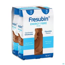 Fresubin Energy Fibre Drink Chocolat Fl 4x200ml