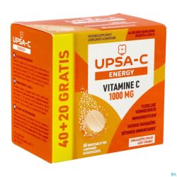 Upsa C Energy 1000Mg Comp Efferv. 60