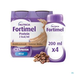 Fortimel Protein 2Kcal Moka 4X200Ml