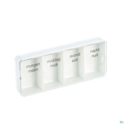 Boite Medicaments 4 Parts Plastique Pontos