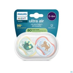 Philips Avent Sucette +0M Air Escargot/Chien 2