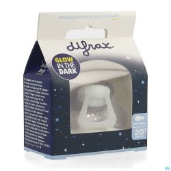 Difrax Sucette Natural 20M+ Nuit