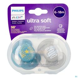 Philips Avent Sucette 6m+ Soft Mix