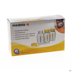 Medela Set 3 Bouteilles Imprimees 150ml