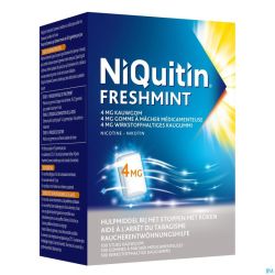 Niquitin Mint 4,0Mg Gomme A Macher 100