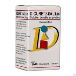 D-Cure 2400Ui/Ml Sol Buvable Fl 10Ml