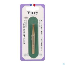 Vitry Prestige Pince Epiler Oblique Inox 4016