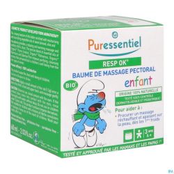 Puressentiel Respiratoire Baume Massag.enfant 60Ml