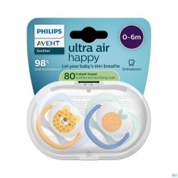 Philips Avent Sucette +0M Air Collection Garcon 2