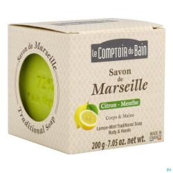 Lcb Savon Marseille Cube Citron- Menthe 200g