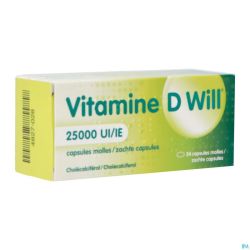Vitamine D Will 25000Ui Caps Molle 24