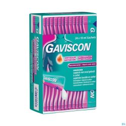 Gaviscon A/Acide-A/Reflux Fruits Bois Susp. Sach24