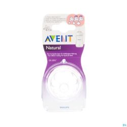 Philips Avent Natural Tetine Medium 3Trous 2