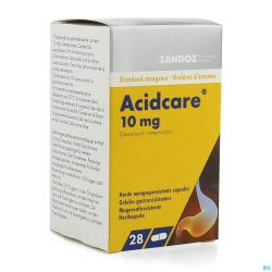 Acidcare 10 Mg Sandoz Caps Gastro Res 28 X 10 Mg