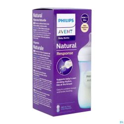 Philips Avent Natural 3.0 Biberon Bleu 260Ml