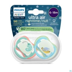 Philips Avent Sucette +6M Air Nuit Singe/Cameleon2