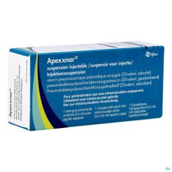 Apexxnar (prevenar 20) Susp Inj Ser Prer. 0,5ml