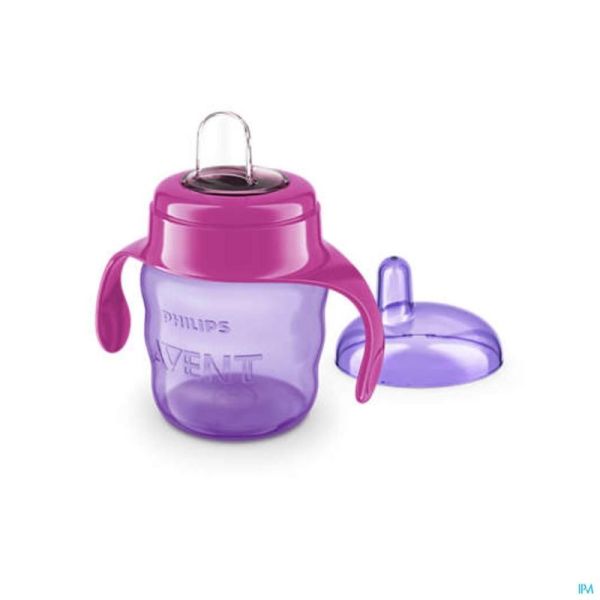 Philips Avent Gobelet A/fuite Rose 200ml
