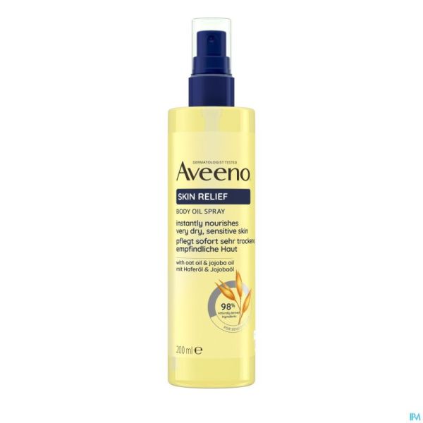 Aveeno Skin Relief Huile Corporelle Spray 200Ml