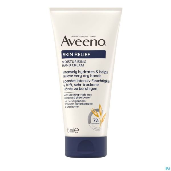 Aveeno Skin Relief Creme Hydratante Mains 75Ml