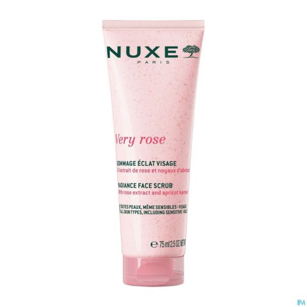 Nuxe Very Rose Gommage Eclat Visage 75Ml