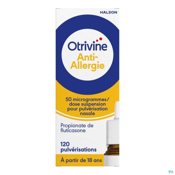 Otrivine Anti-Allergie 50 µg/Dosis Nasenspray, Susp. Druckbehältnis 120 Dosen