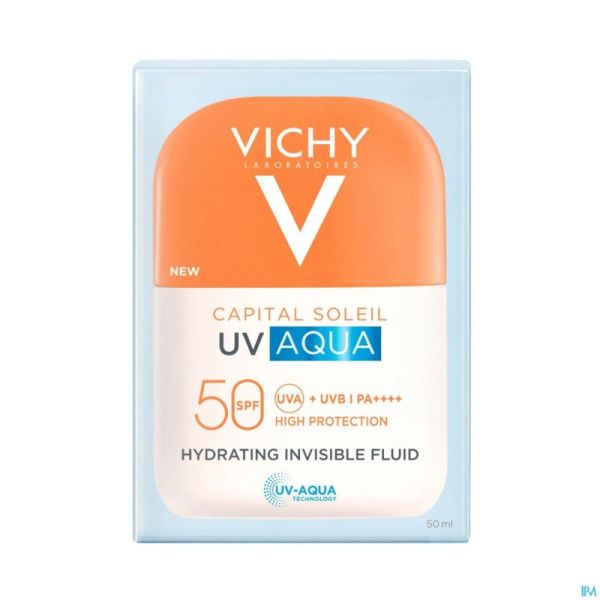 Vichy Capital Soleil Uv-Aqua Fluide Spf50+ 50Ml
