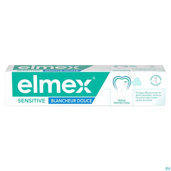 Elmex Sensitive Blancheur Douce Dentifrice 75Ml