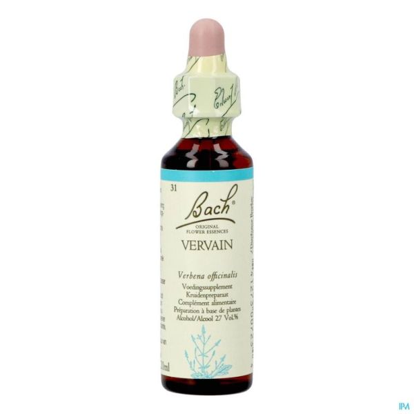 Bach Flower Remedie 31 Vervain 20ml