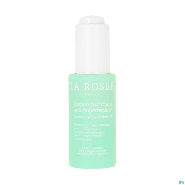 La Rosee Serum Purif.a/Imperf.zn&Acid.frui.bio30Ml