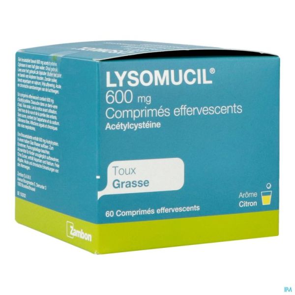 Lysomucil 600 Comp Eff. 60 X 600mg