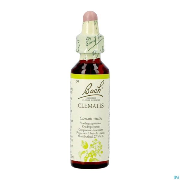 Bach Flower Remedie 09 Clematis 20Ml