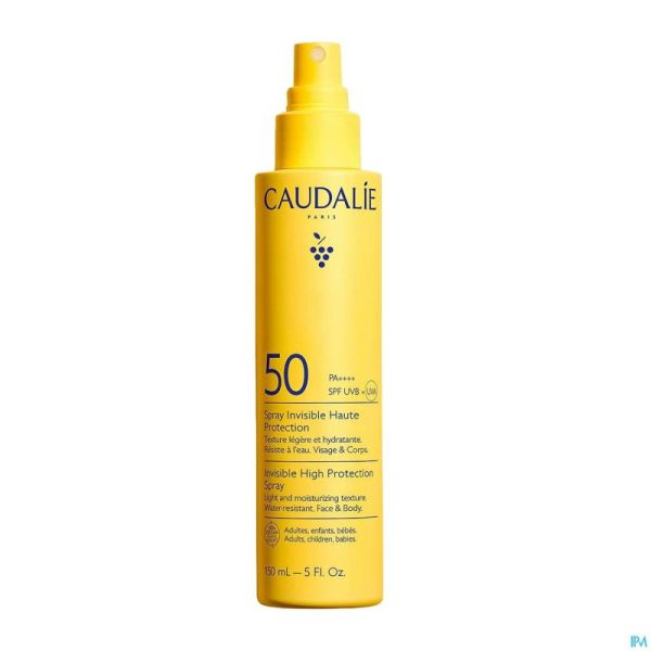 Caudalie Sun Spray Invis.haute Protect.spf50 150Ml