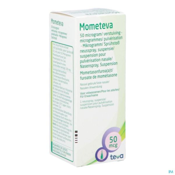 Mometeva Neusspray Susp 50mcg/verstuiv. Verst.140