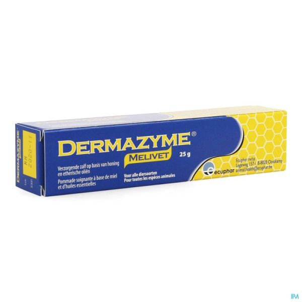 Dermazyme Melivet Pommade Tube 25g