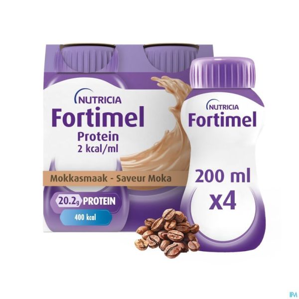 Fortimel Protein 2Kcal Moka 4X200Ml