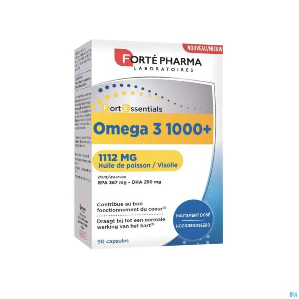 Forte Pharma Omega 3 1000+ Caps 90