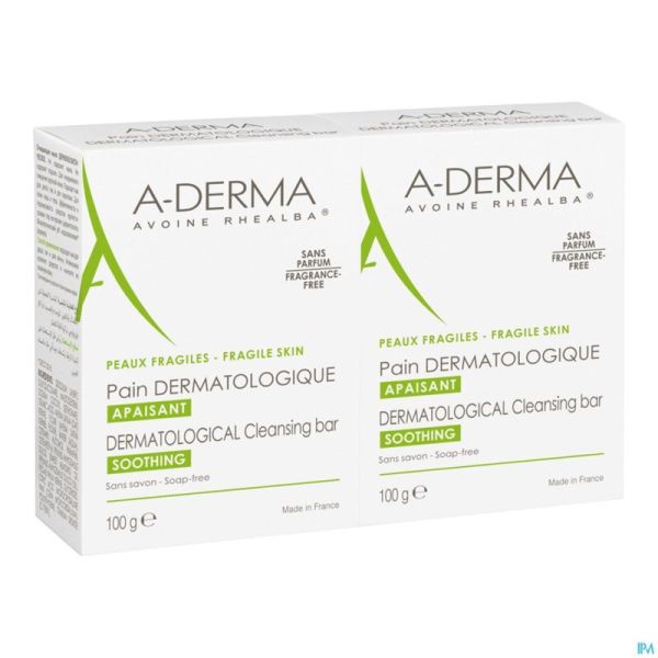 Aderma Indisp. Pain Dermato Avoine 100G Nf
