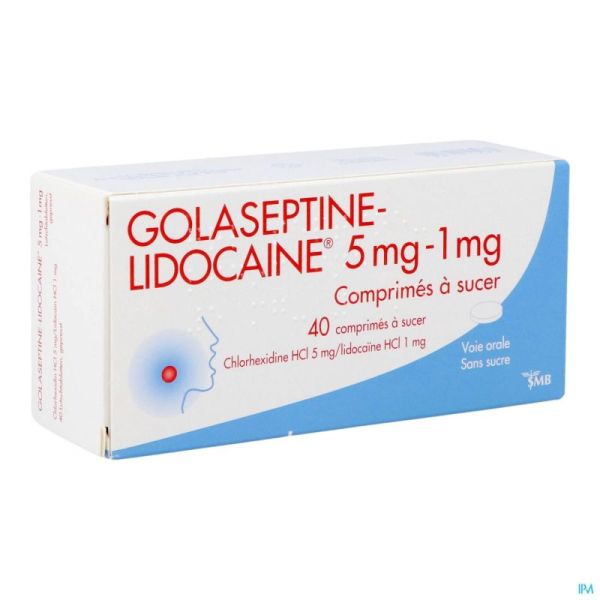 Golaseptine Lidocaine Zuigtabl 40