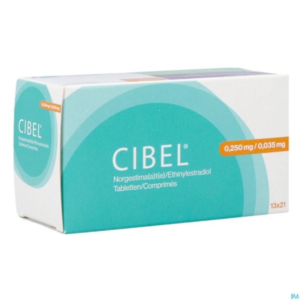 Cibel 0,250mg/0,035mg Comp 13 X 21