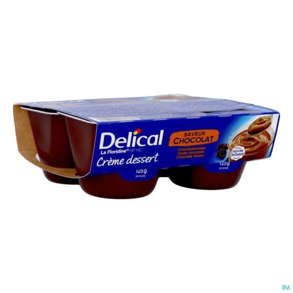 Delical Creme Dessert La Floridine Chocolat 4x125g