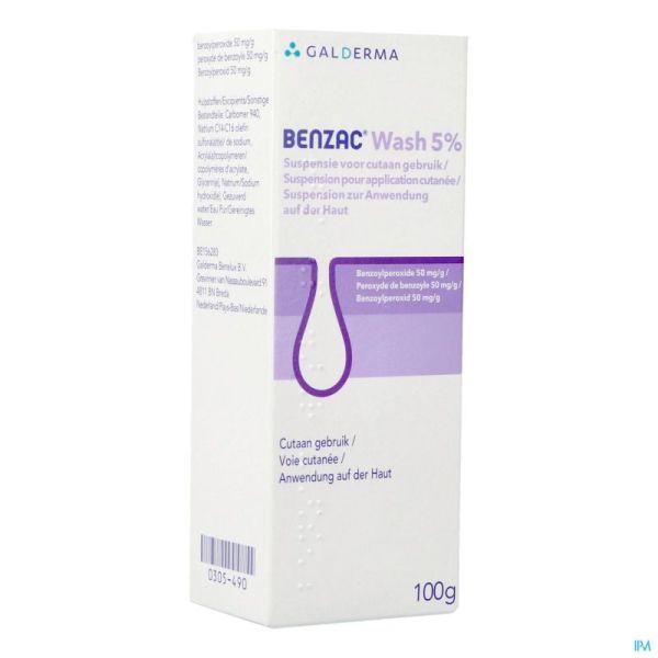 Benzac Wash 5% 100g