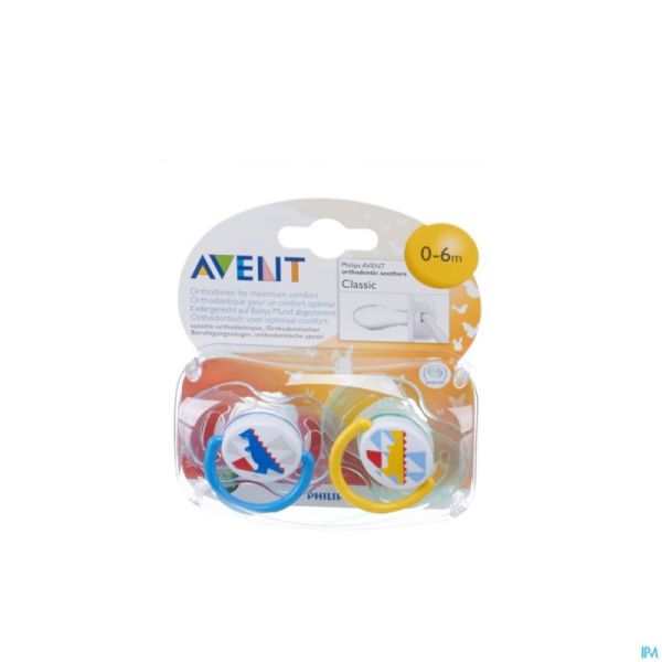 Philips Avent Sucette Design Silicone 0-6M 2