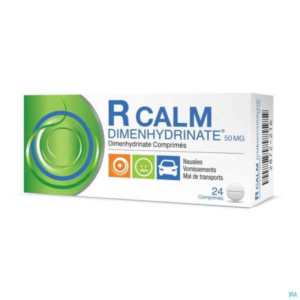 R Calm Dimenhydrinate 50 mg Tabl. 24