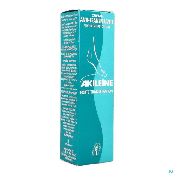Akileine Creme A/transpirantie Tube 50ml