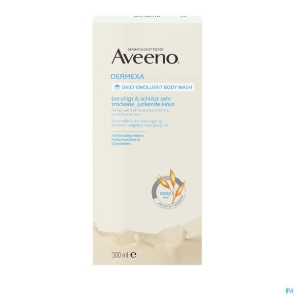 Aveeno Dermexa Gel Nettoyant Emollient 300Ml